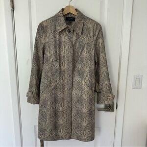 Vintage Faux Snake Skin Coat